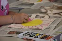 Kinderhände beim Zeichnen - BNE-Aktionstage ... Stiftung Bildung fördert
