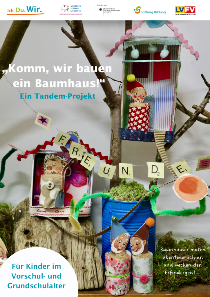 Baumhaus-Bastelbogen