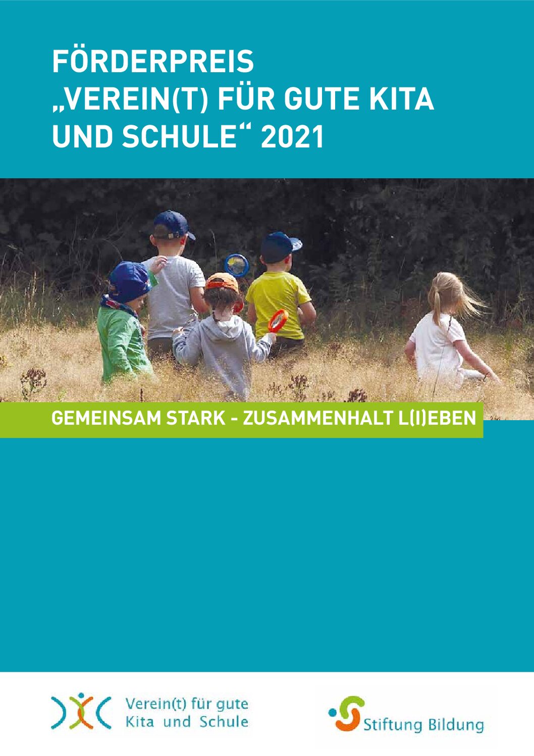 Vorschaubild Broschüre Förderpreis der Stiftung Bildung 2021