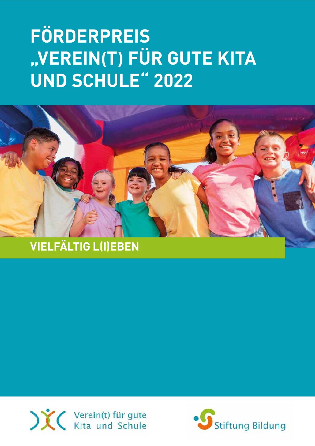 Vorschaubild Broschüre Förderpreis der Stiftung Bildung 2022