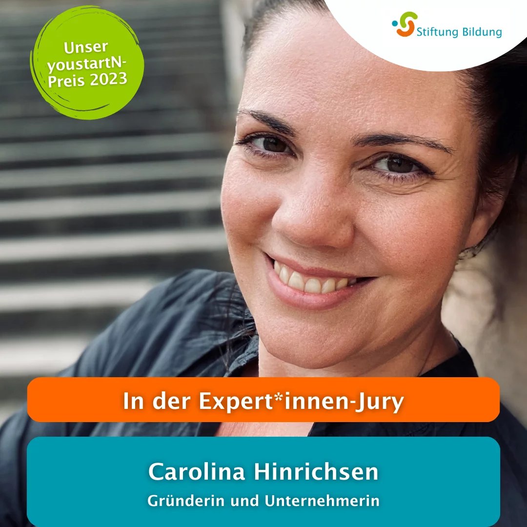 Carolina Hinrichsen - Jury für den youstartN-Preis 2023