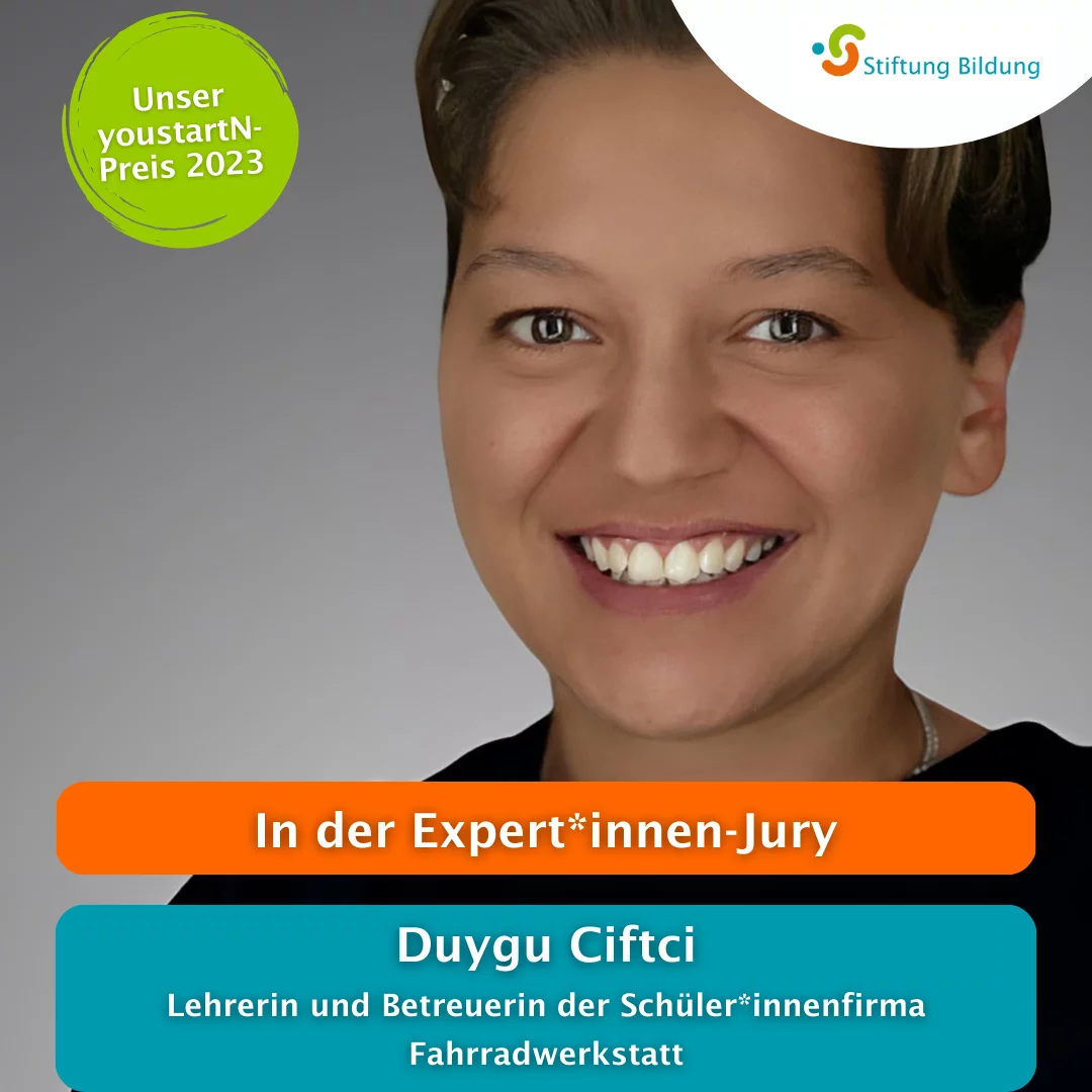 Duygu Ciftci - Jury für den youstartN-Preis 2023