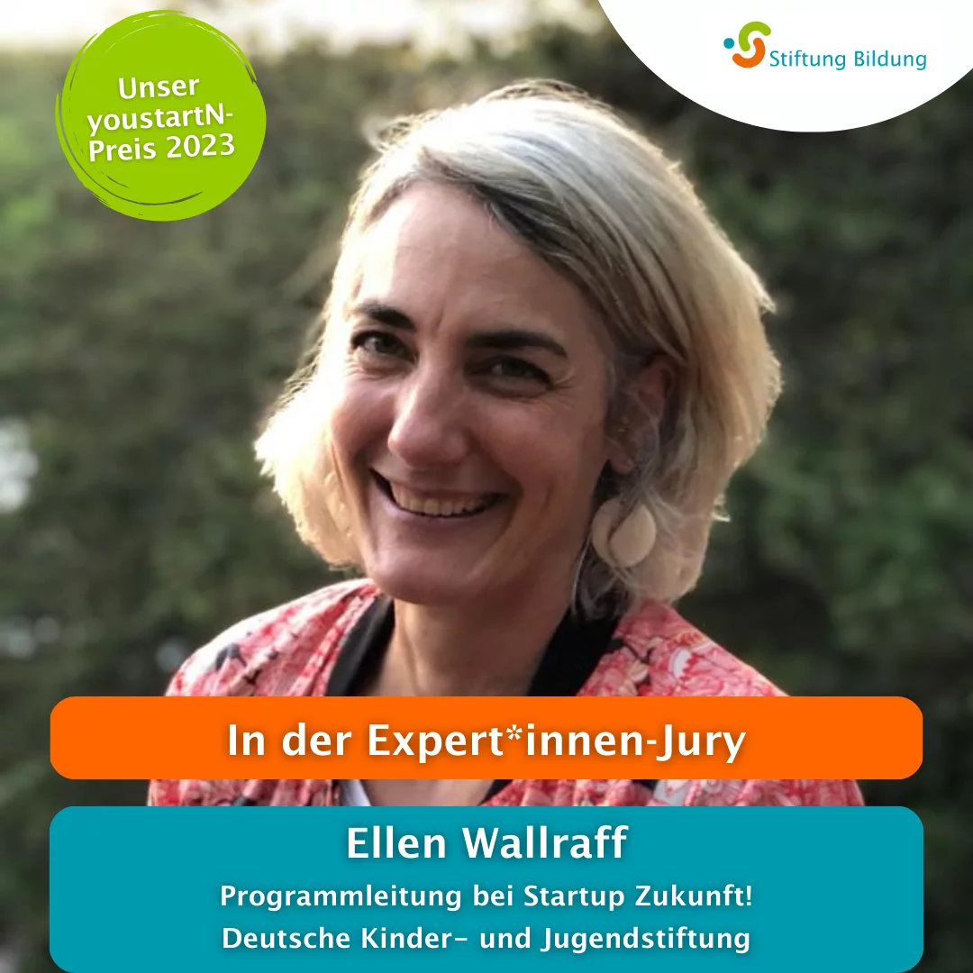 Ellen Wallraff - Jury für den youstartN-Preis 2023