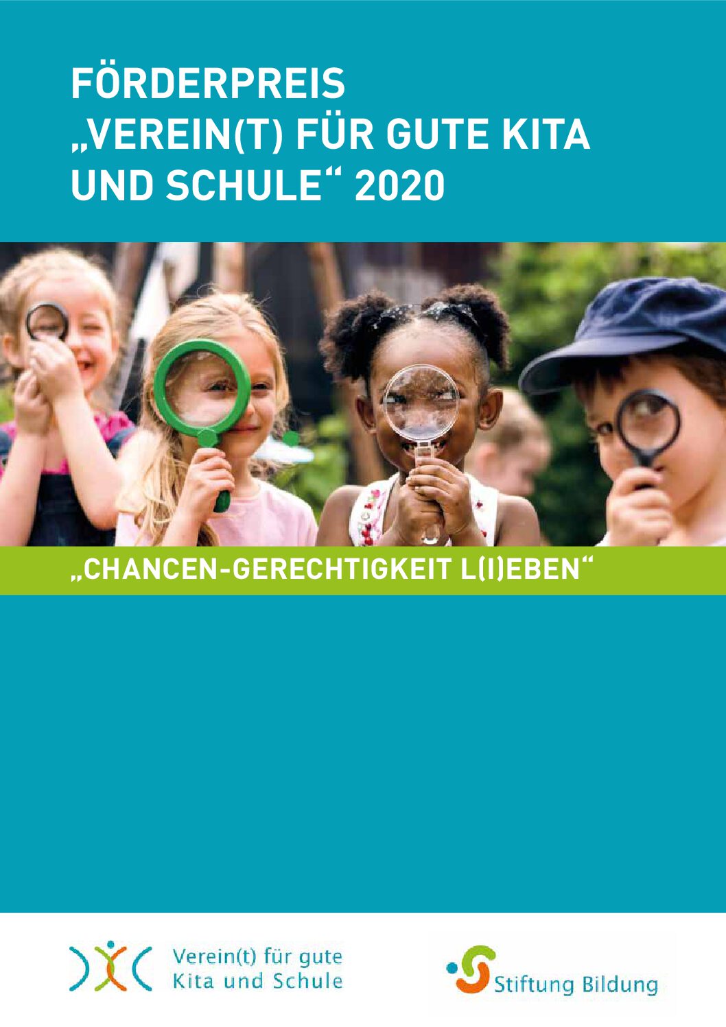 Vorschaubild Broschüre Förderpreis 'Verein(t) für gute Kita und Schule' 2020