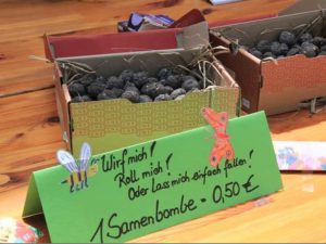 Nachhaltig: Förderpreis 2019_Selbst gemachte Samenbomben (c) Grundschule Rabenstein
