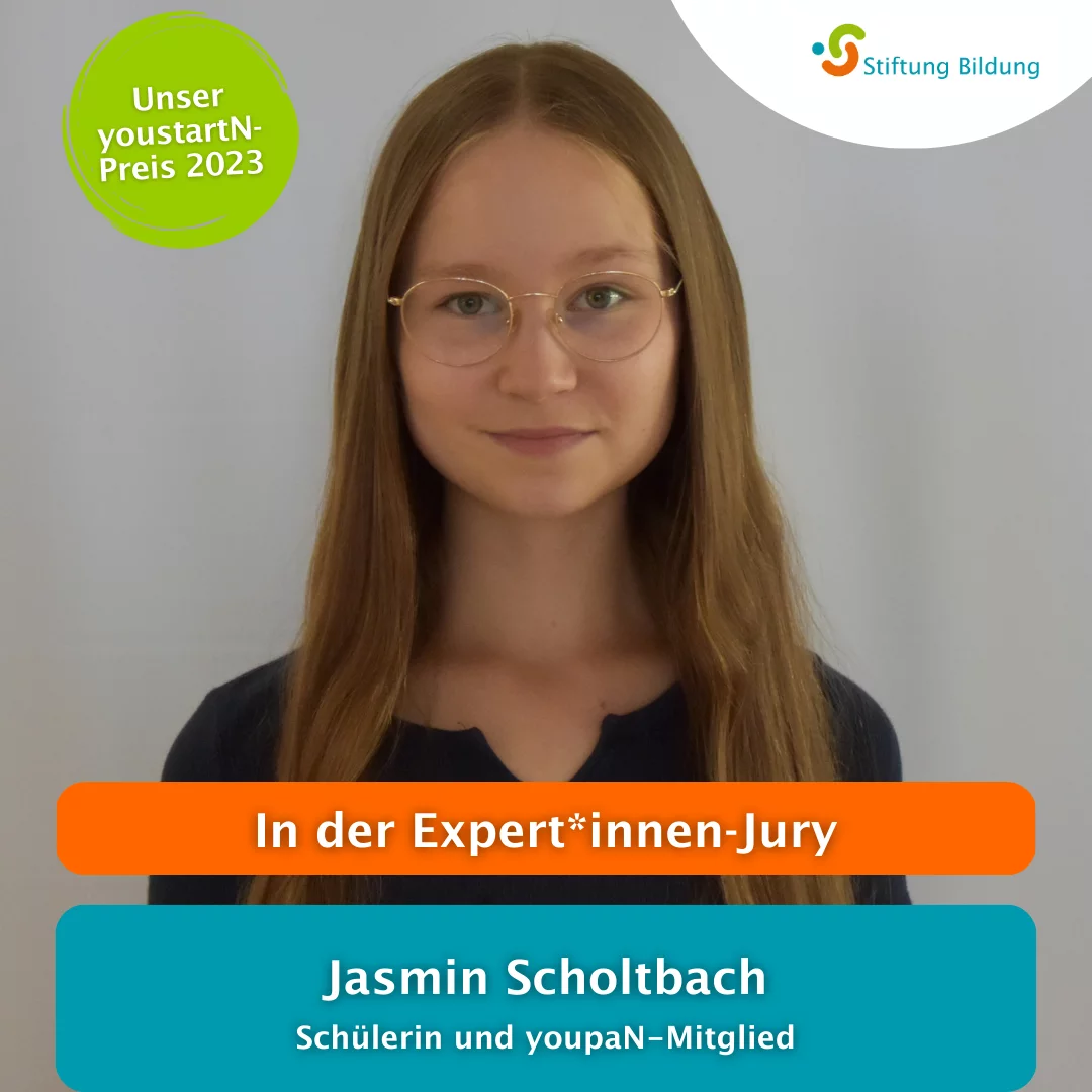 Jasmin Scholtbach - Jury für den youstartN-Preis 2023