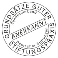 Logo der Grundsätze guter Stiftungspraxis - seriöse Spendenorganisation Stiftung Bildung