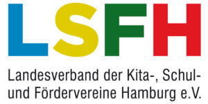 Logo des Landesverband der Kita-, Schul- und Fördervereine Hamburg e.V. (LSFH) in simpler Ausführung