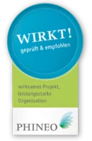 Logo des PHINEO-Wirkt-Siegels