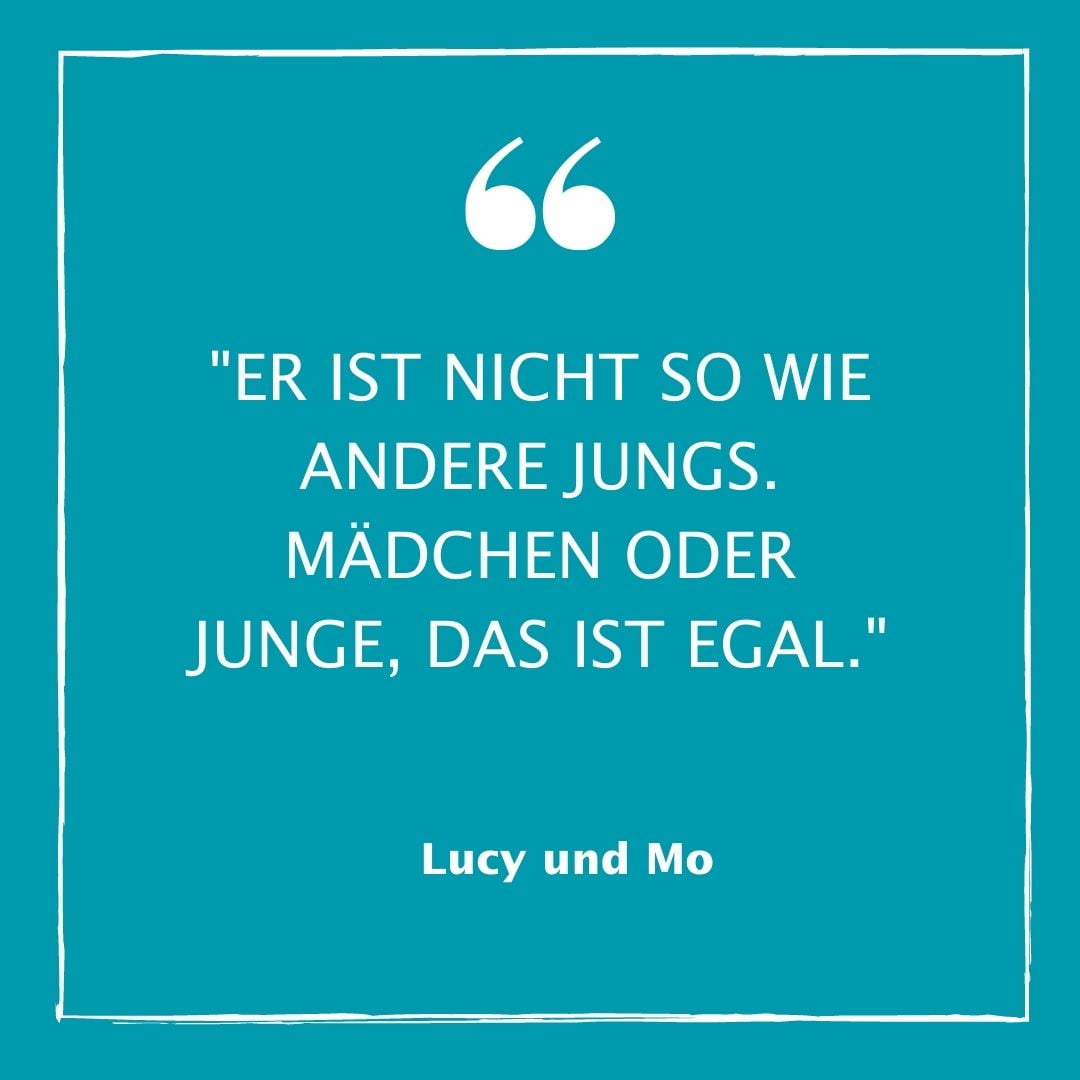 Textzitat von Lucy und Mo