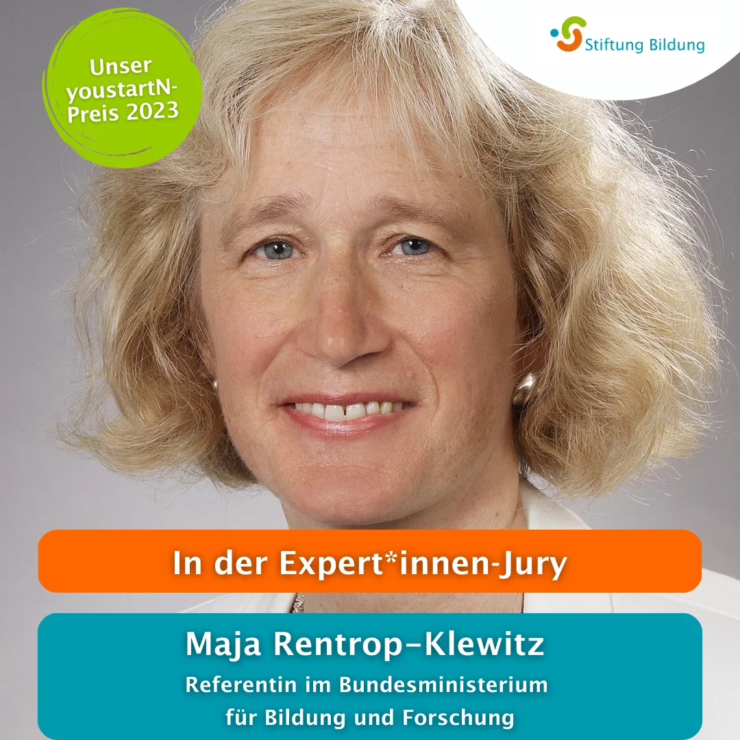 Maja Rentrop-Klewitz - Jury für den youstartN-Preis 2023