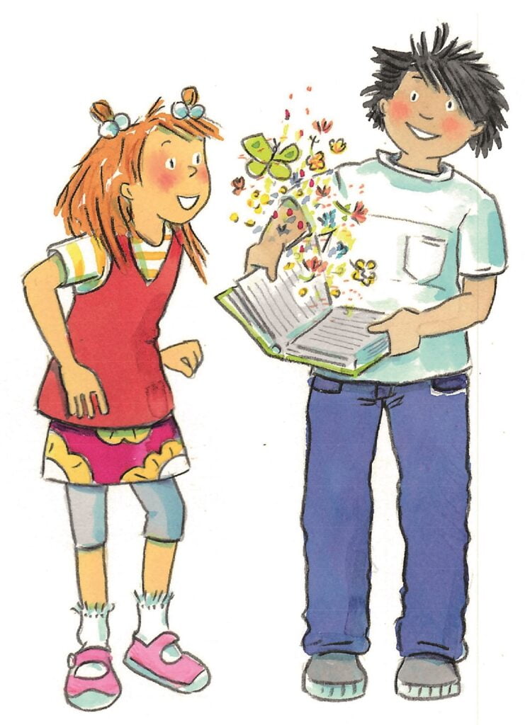 Kinder Suna und Emilio aus dem Pixi Chancenpatenschafts-Buch