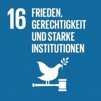 SDG16 - Frieden, Gerechtigkeit und starke Institutionen