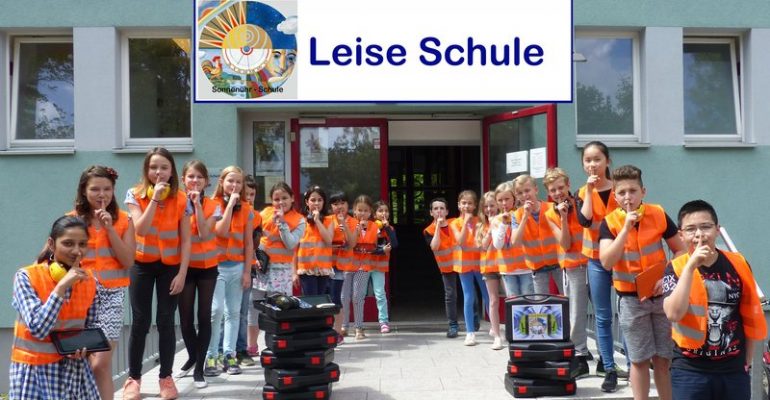 Schulprojekt "Leise Schule" - Sonnenuhrschule Berlin - Nominiert für den Förderpreis 2017