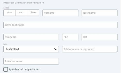 So geht der Spendenablauf - zweiter Schritt - Spenden von der Steuer absetzen