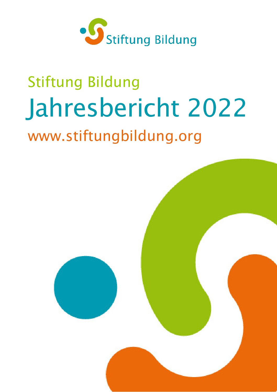Vorschau auf den Jahresbericht 2022 der Stiftung Bildung als PDF-Datei