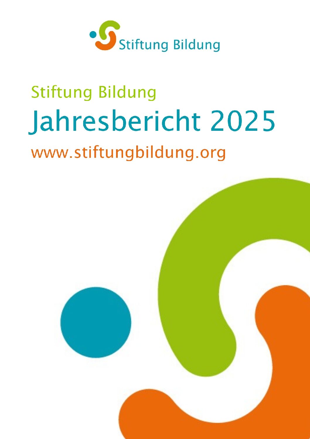 Vorschau auf den Jahresbericht 2025 der Stiftung Bildung als PDF-Datei